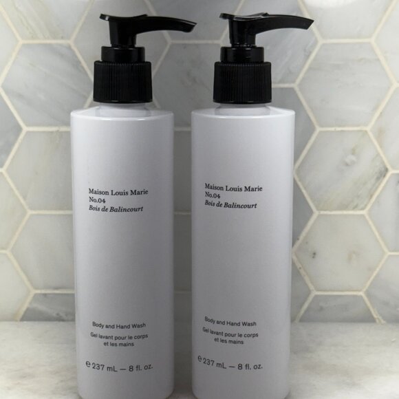 Maison Louis Marie-No.04 Bois de Balincourt Natural Body+Hand WashLuxury-2 Bott